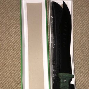 15” Overall black fishing blade